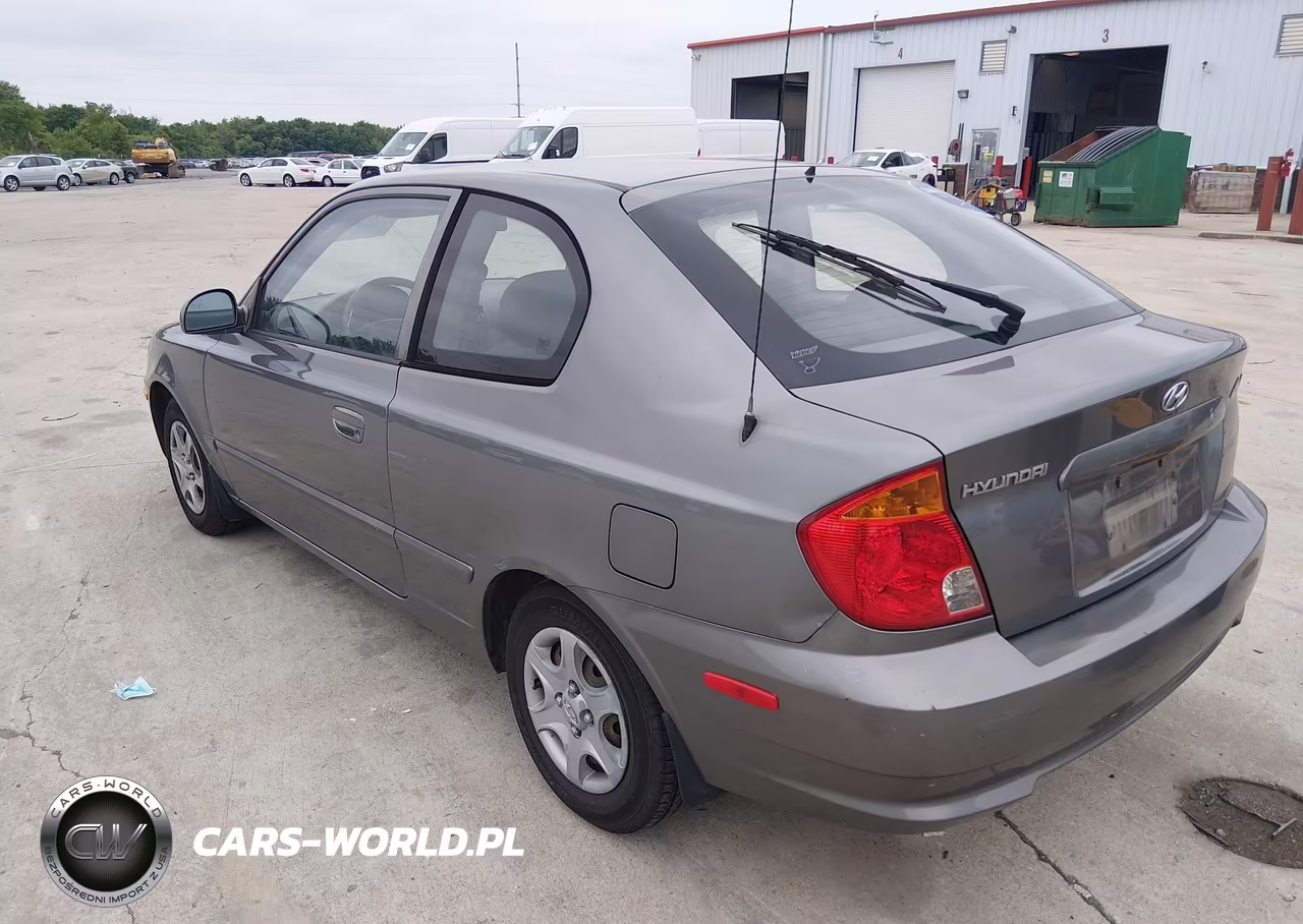 2004 Hyundai Accent Gl-Gt VIN:KMHCG35C74U318348 - 3