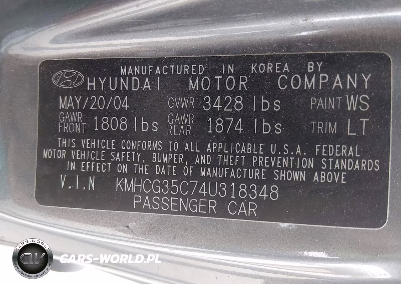 2004 Hyundai Accent Gl-Gt VIN:KMHCG35C74U318348 - 9