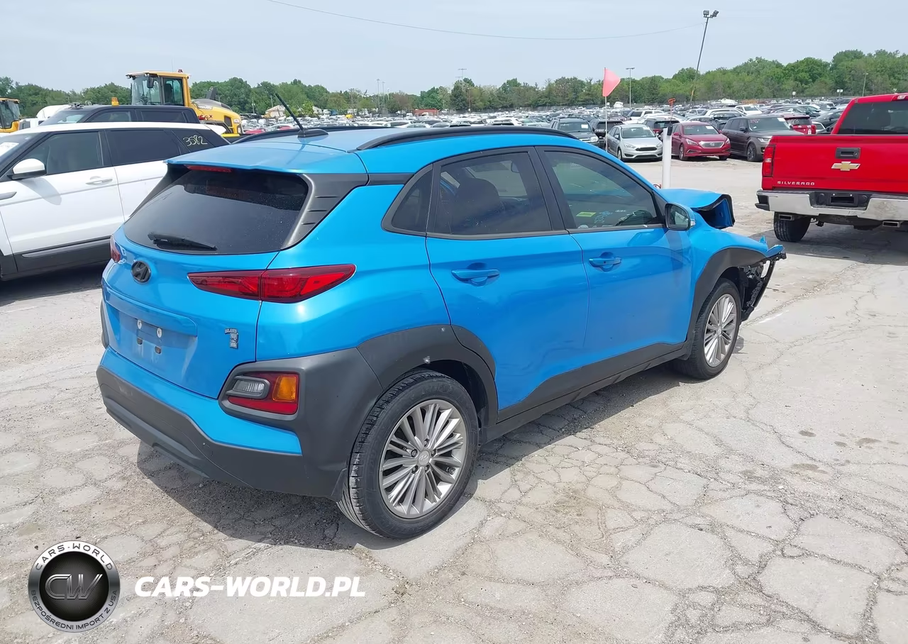 2021 Hyundai Kona Sel VIN:KM8K22AA5MU637465 - 4