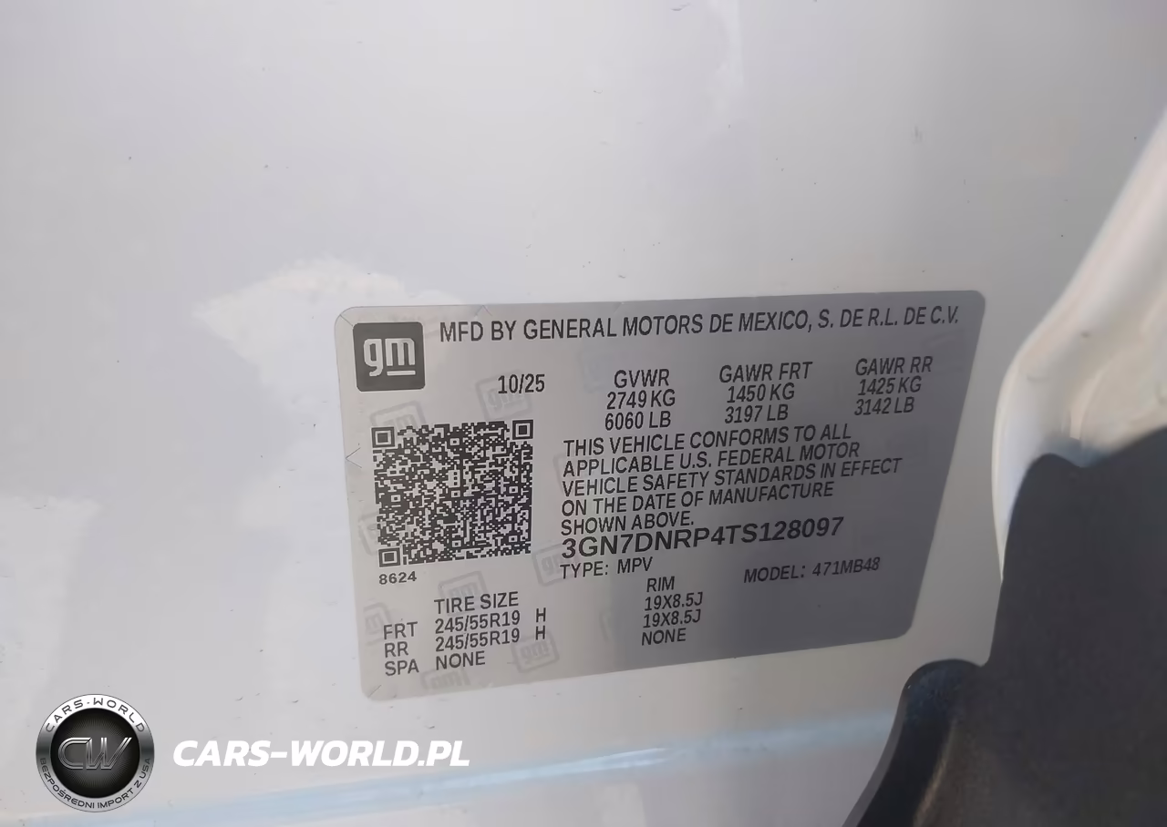 2026 Chevrolet Equinox Ev Lt 2, Fwd VIN:3GN7DNRP4TS128097 - 9