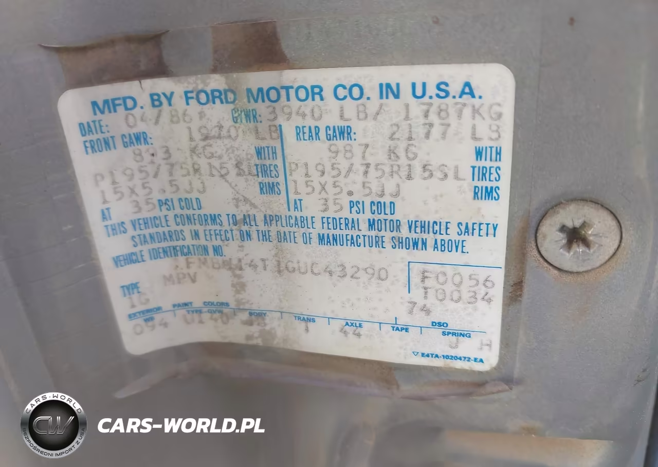 1986 Ford Bronco Ii VIN:1FMBU14T1GUC43290 - 9