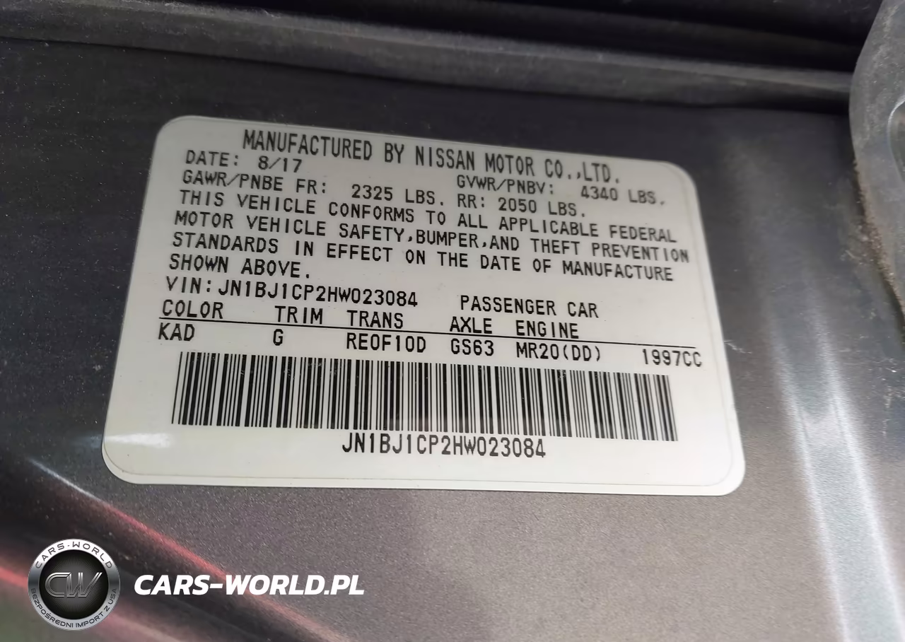 2017 Nissan Rogue Sport Sv VIN:JN1BJ1CP2HW023084 - 9