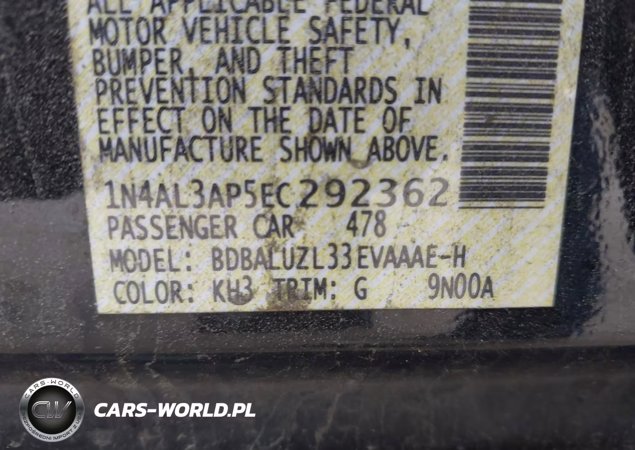 2014 Nissan Altima 2.5 Sv VIN:1N4AL3AP5EC292362 - 9