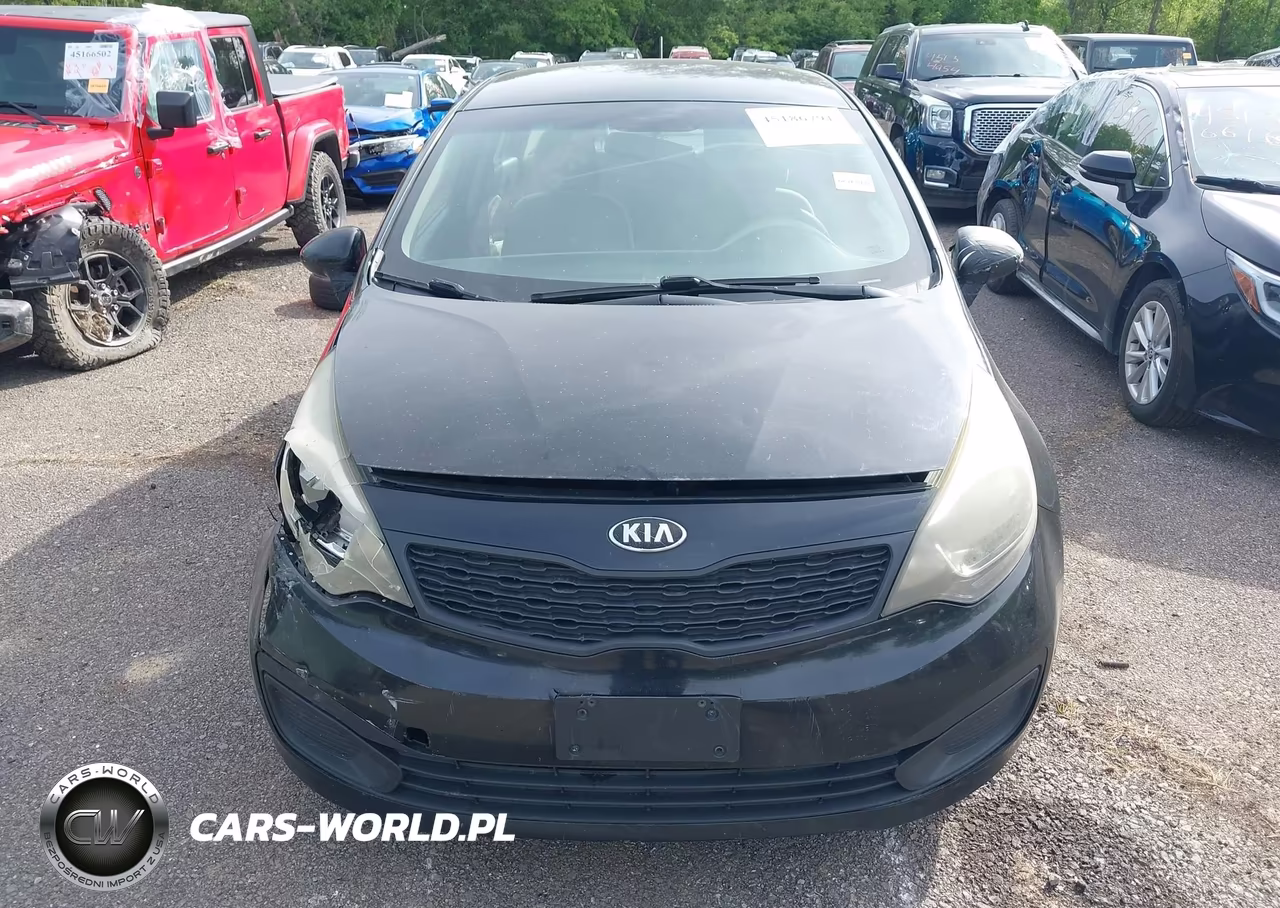 2013 Kia Rio Lx VIN:KNADM4A34D6139005 - 12