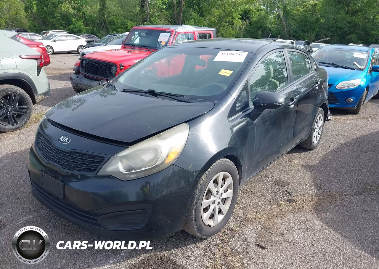 2013 Kia Rio Lx VIN:KNADM4A34D6139005 - 2