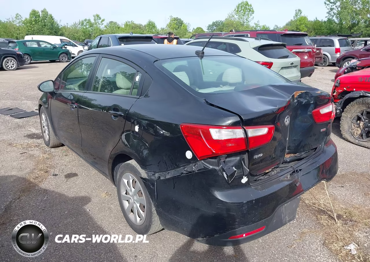 2013 Kia Rio Lx VIN:KNADM4A34D6139005 - 3