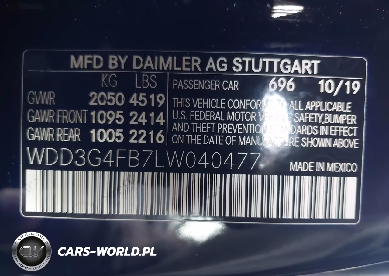 2020 Mercedes-Benz A 220 4Matic VIN:WDD3G4FB7LW040477 - 9