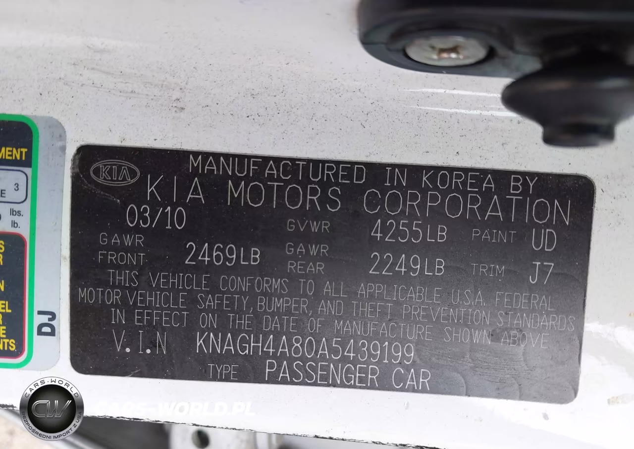 2010 Kia Optima Ex VIN:KNAGH4A80A5439199 - 9