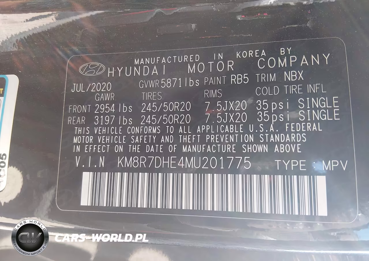 2021 Hyundai Palisade Calligraphy VIN:KM8R7DHE4MU201775 - 9