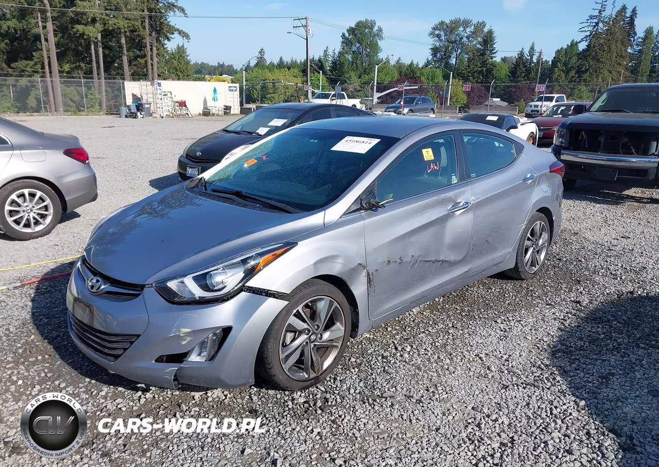 2015 Hyundai Elantra Limited VIN:5NPDH4AE4FH620390 - 2