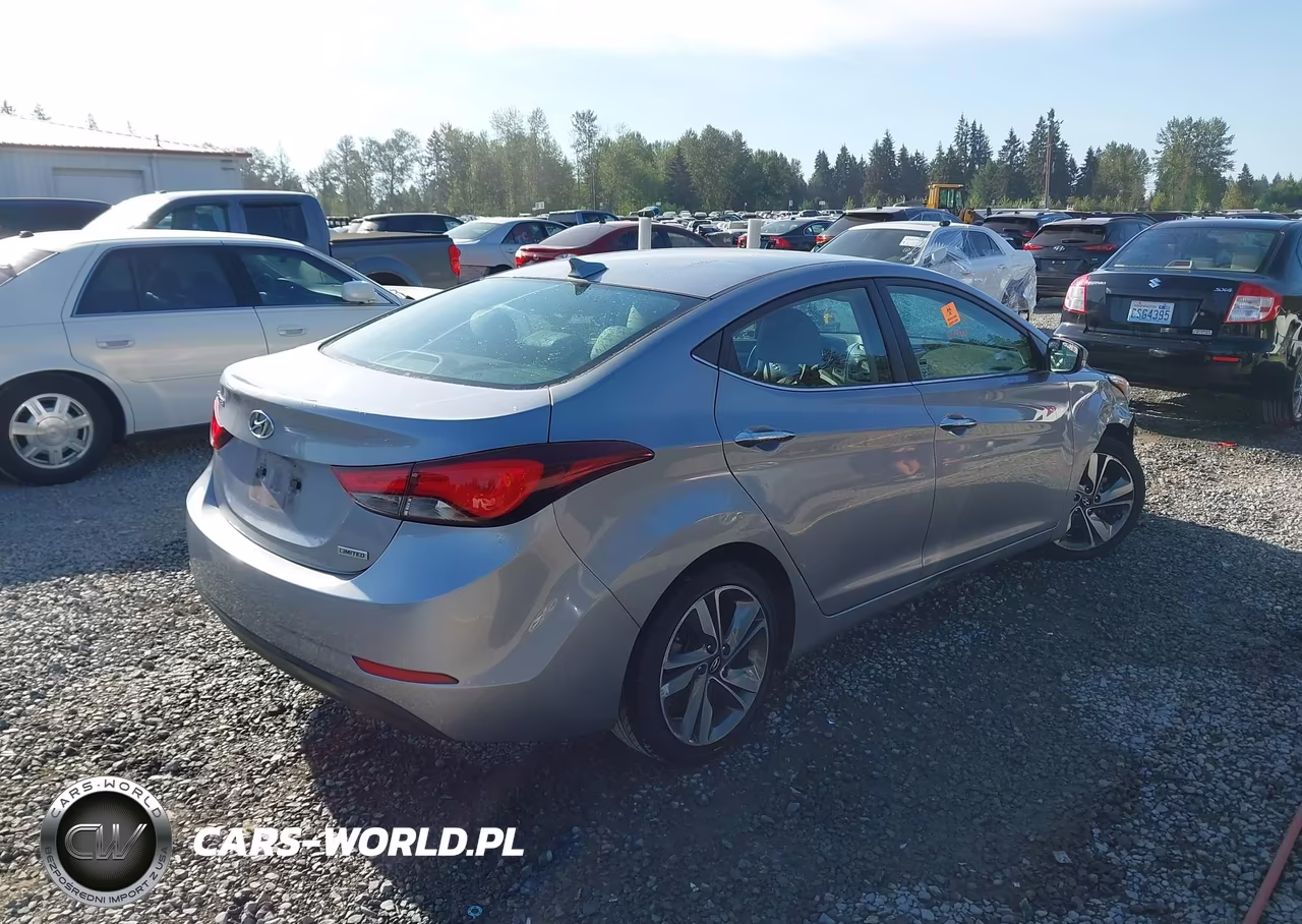 2015 Hyundai Elantra Limited VIN:5NPDH4AE4FH620390 - 4