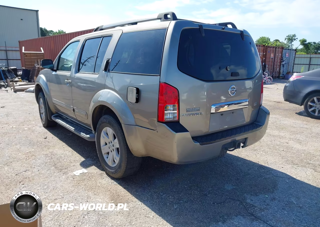 2005 Nissan Pathfinder Le VIN:5N1AR18U95C733219 - 3