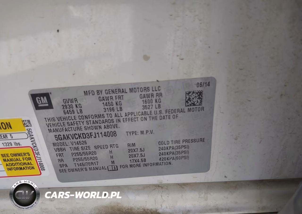 2015 Buick Enclave Premium VIN:5GAKVCKD3FJ114008 - 9