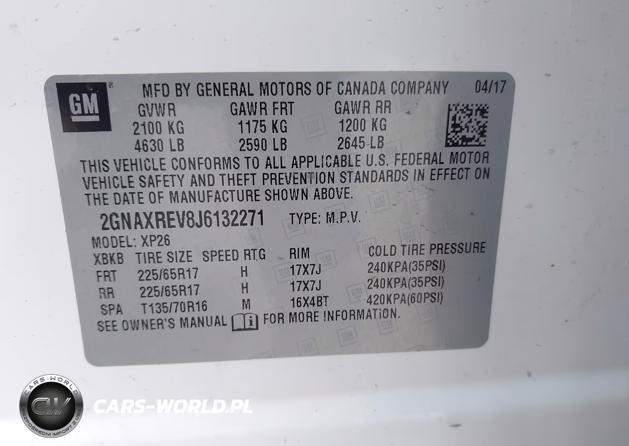 2018 Chevrolet Equinox Ls VIN:2GNAXREV8J6132271 - 9