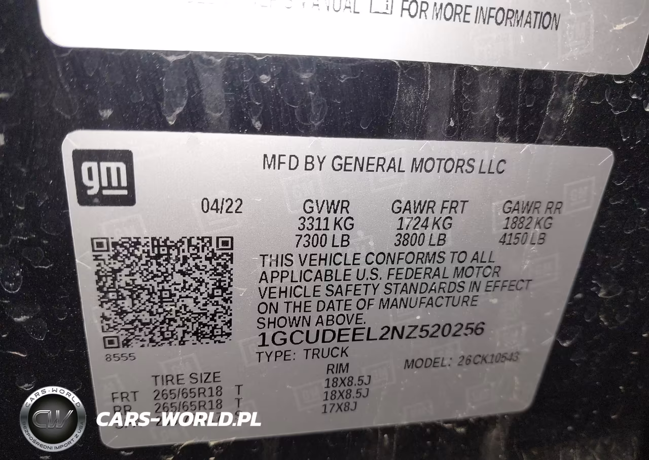 2022 Chevrolet Silverado 1500 4Wd Short Bed Rst VIN:1GCUDEEL2NZ520256 - 9
