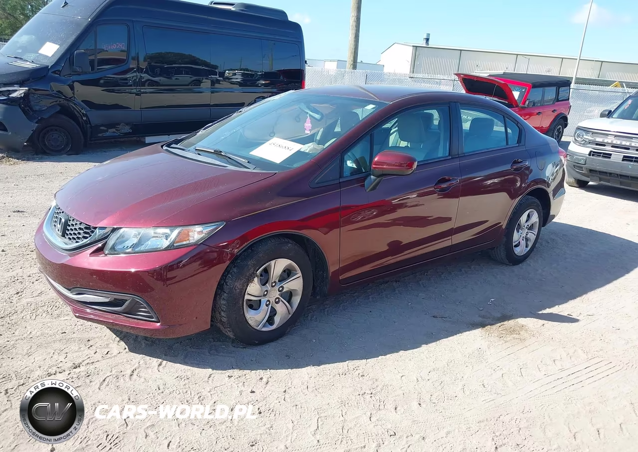 2015 Honda Civic Lx VIN:19XFB2F5XFE034949 - 2