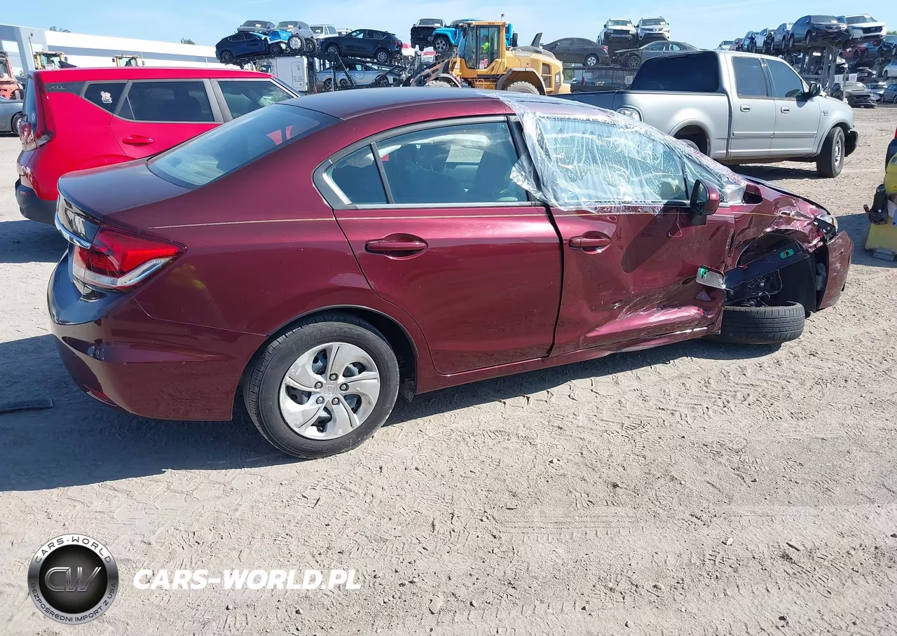 2015 Honda Civic Lx VIN:19XFB2F5XFE034949 - 4
