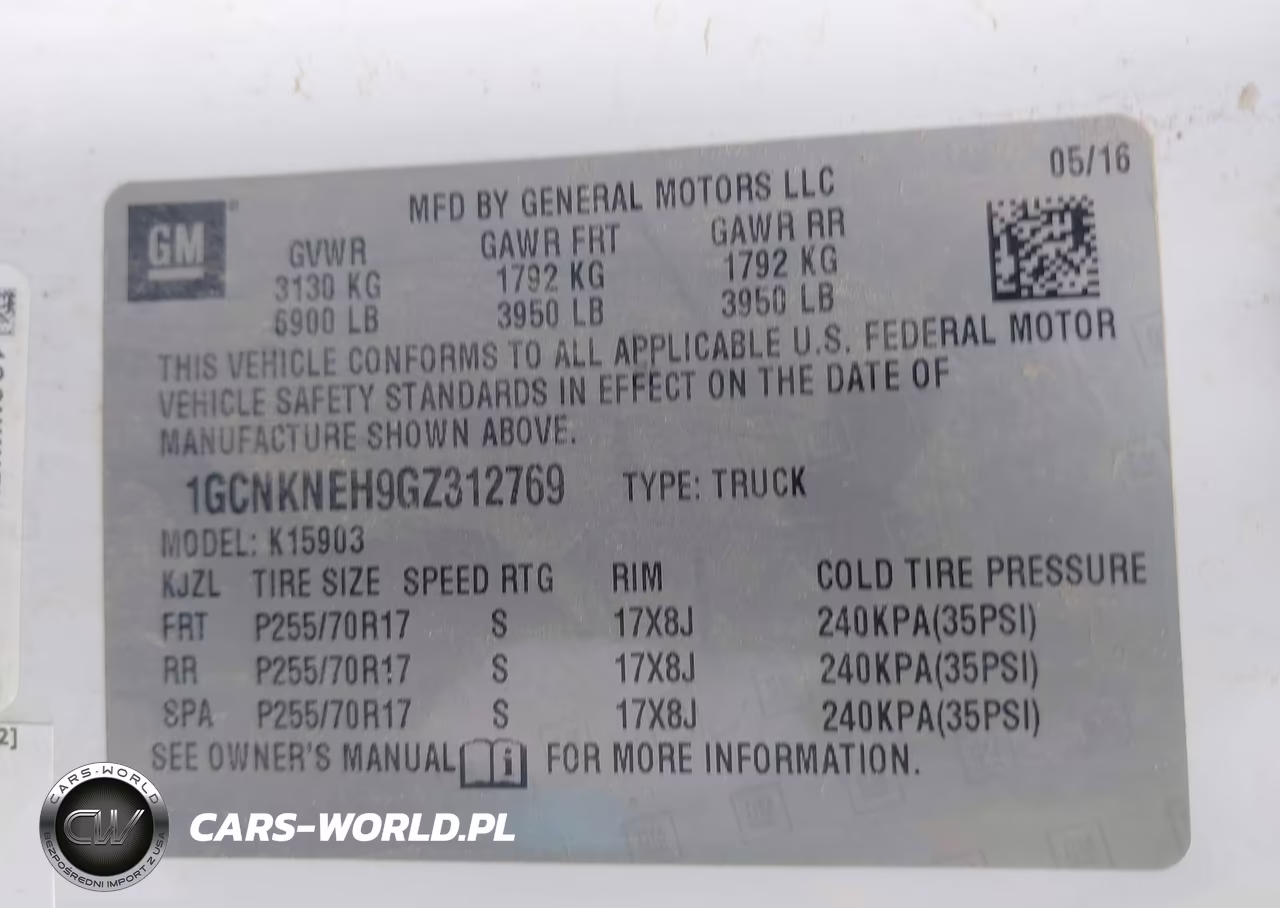 2016 Chevrolet Silverado 1500 Wt VIN:1GCNKNEH9GZ312769 - 9