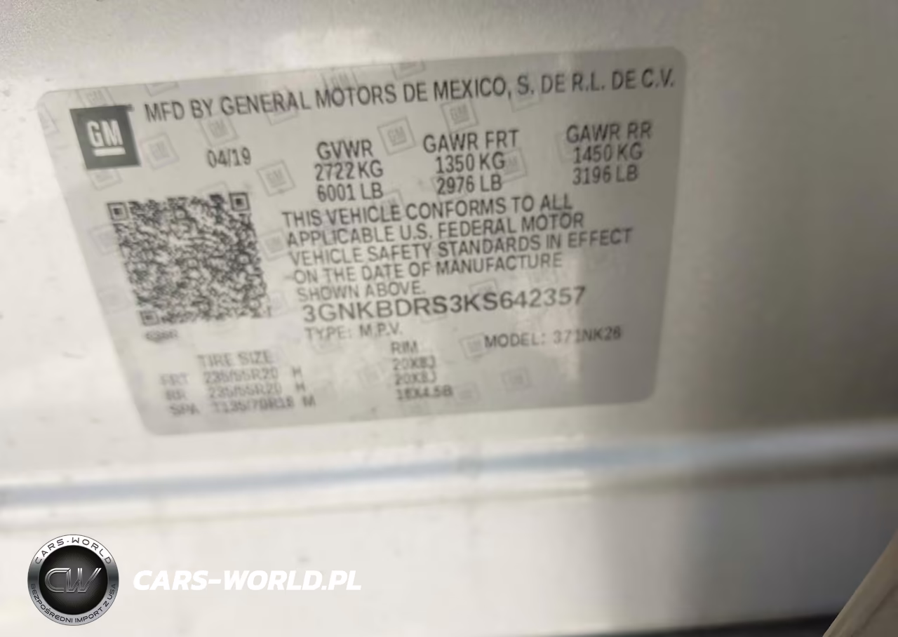 2019 Chevrolet Blazer VIN:3GNKBDRS3KS642357 - 9