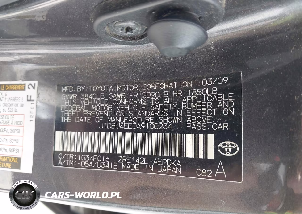 2010 Toyota Corolla Le VIN:JTDBU4EE0A9100234 - 9