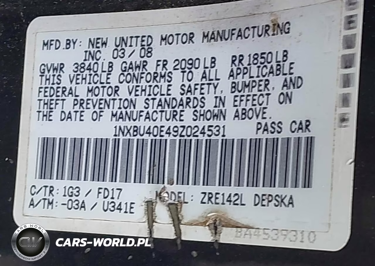 2009 Toyota Corolla S VIN:1NXBU40E49Z024531 - 9