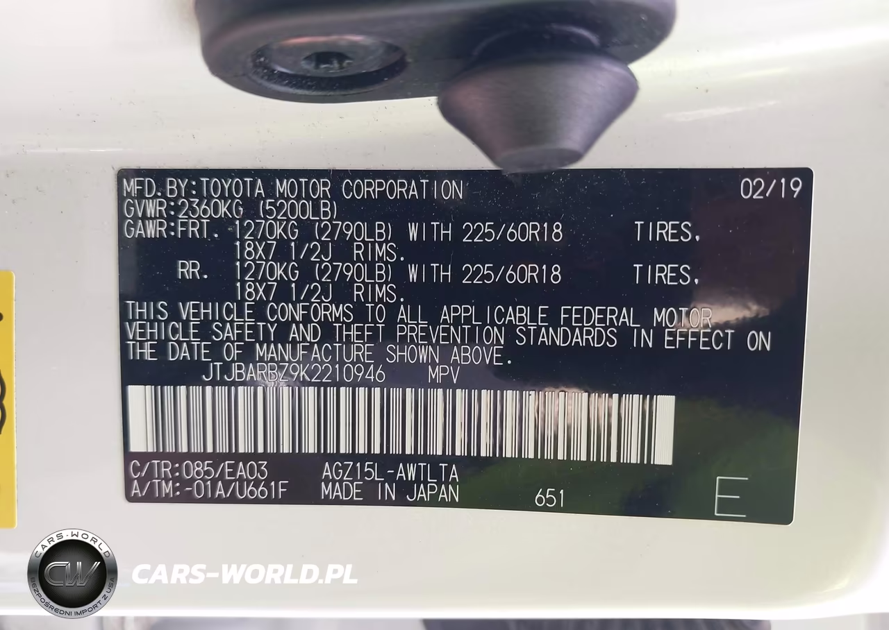 2019 Lexus Nx 300 VIN:JTJBARBZ9K2210946 - 9