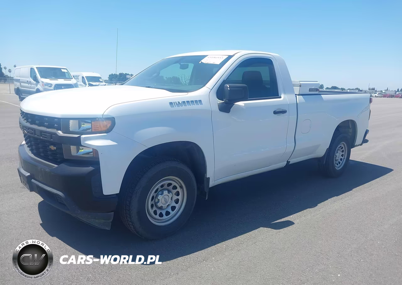 2020 Chevrolet Silverado 1500 2Wd Long Bed Wt VIN:3GCNWAEF1LG125788 - 2