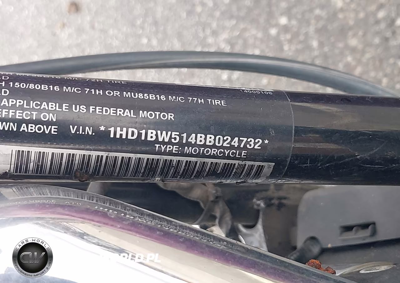 2011 Harley-Davidson Flstc VIN:1HD1BW514BB024732 - 10