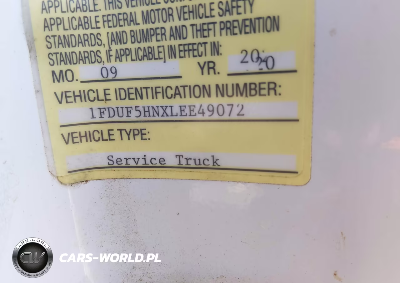 2020 Ford F-550 Chassis Xl VIN:1FDUF5HNXLEE49072 - 8