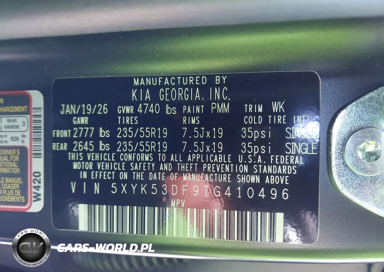 2026 Kia Sportage Sx-Prestige VIN:5XYK53DF9TG410496 - 9