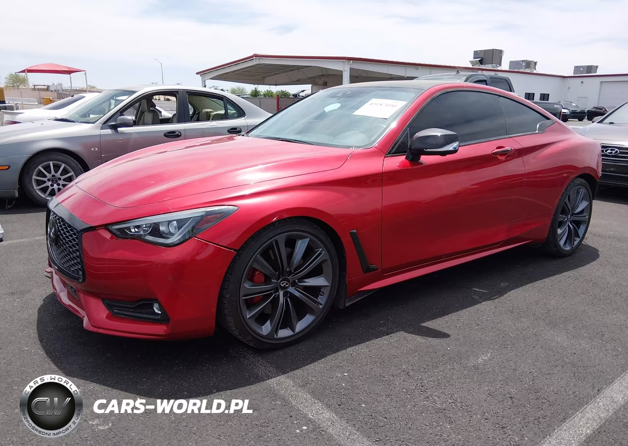 2022 Infiniti Q60 Red Sport 400 VIN:JN1FV7LK5NM660393 - 2