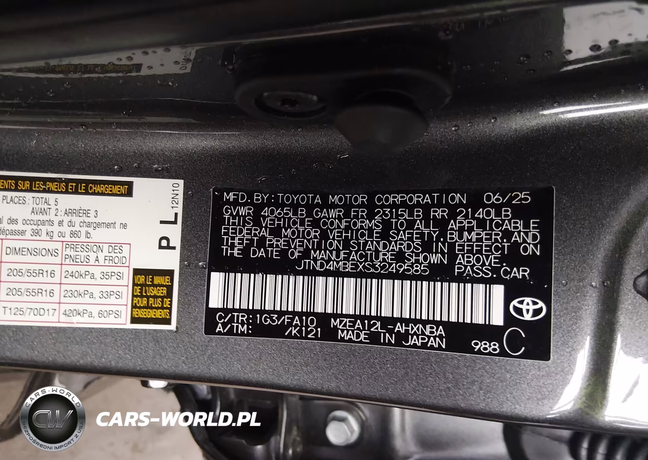 2025 Toyota Corolla Se VIN:JTND4MBEXS3249585 - 9