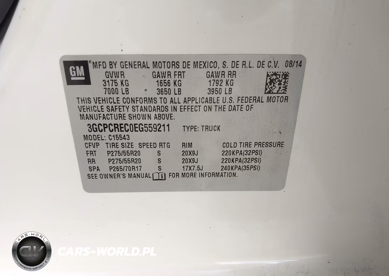 2014 Chevrolet Silverado 1500 1Lt VIN:3GCPCREC0EG559211 - 9