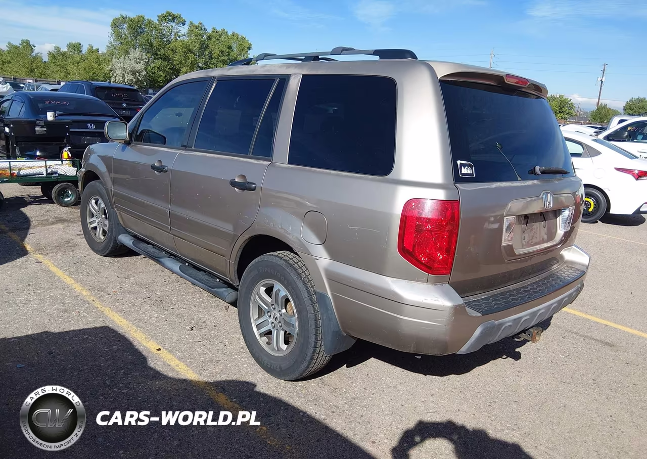 2004 Honda Pilot Ex-L VIN:2HKYF18674H543905 - 3