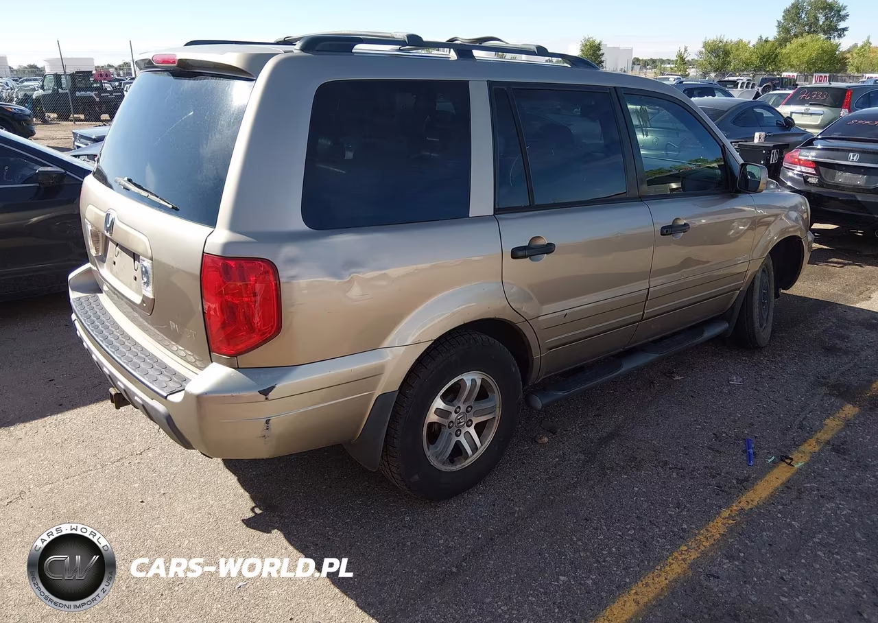 2004 Honda Pilot Ex-L VIN:2HKYF18674H543905 - 4
