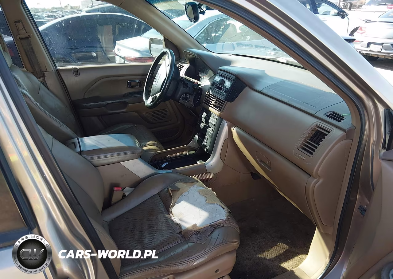 2004 Honda Pilot Ex-L VIN:2HKYF18674H543905 - 5