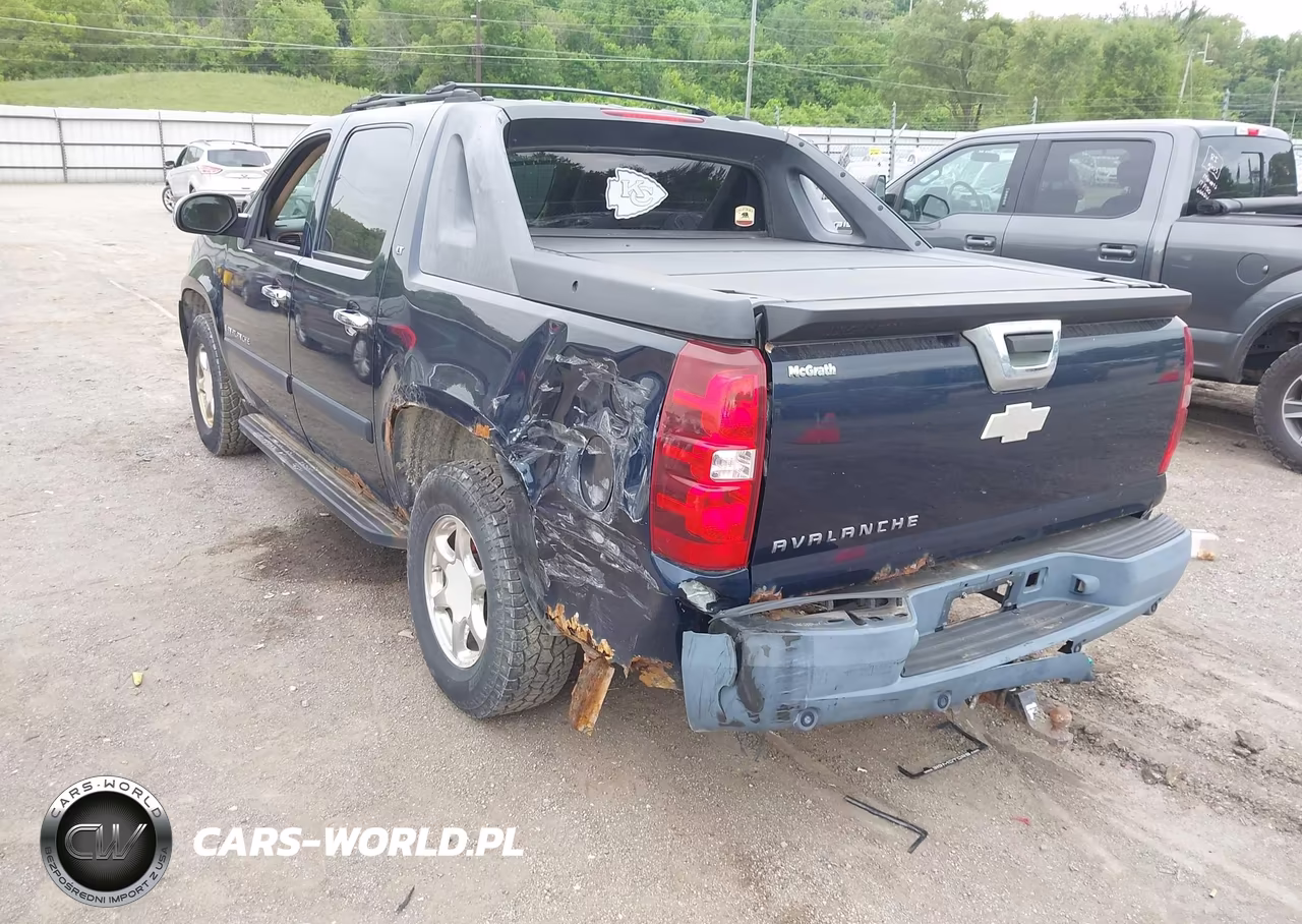 2007 Chevrolet Avalanche 1500 Lt VIN:3GNEC12007G134004 - 3