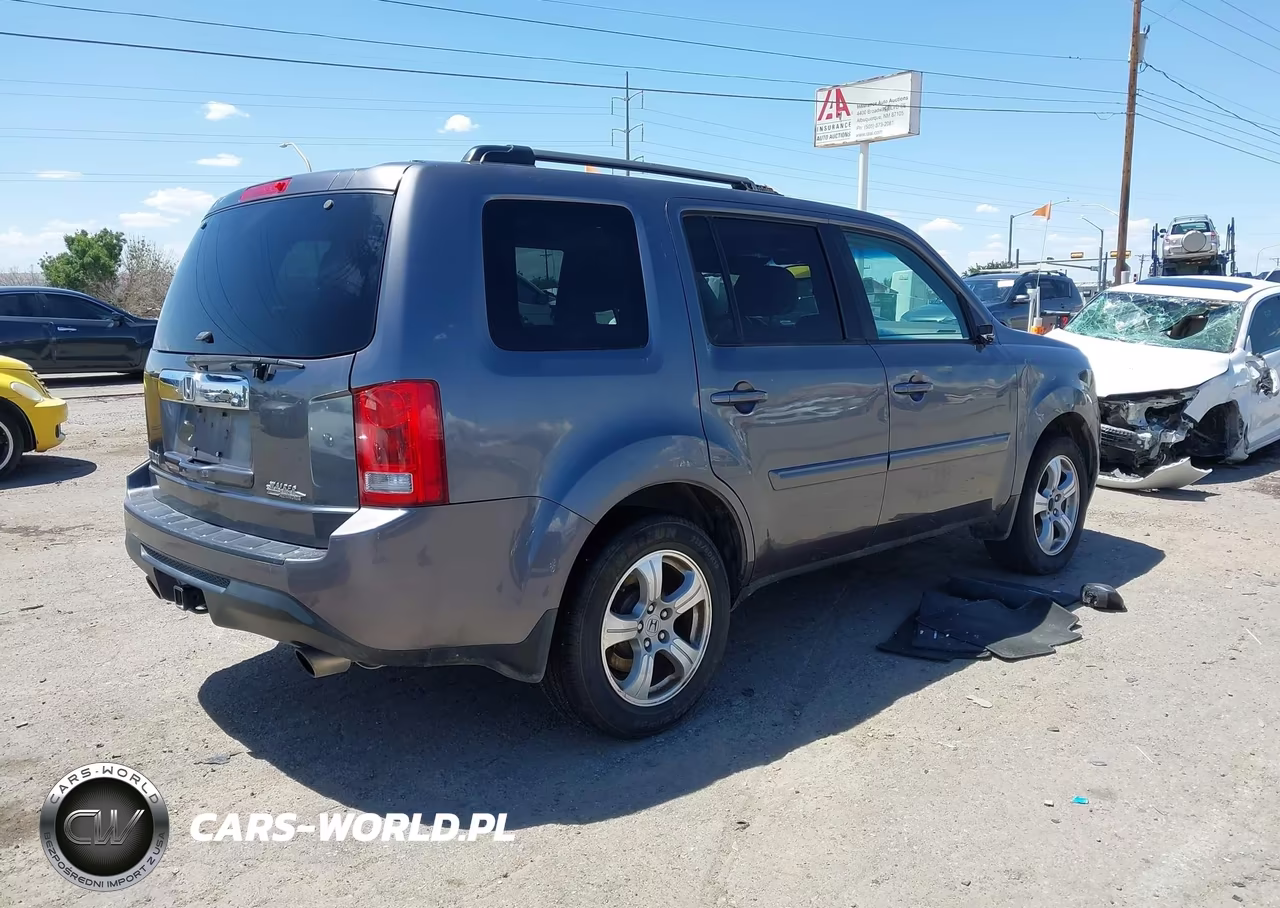 2015 Honda Pilot Ex-L VIN:5FNYF3H55FB010133 - 4