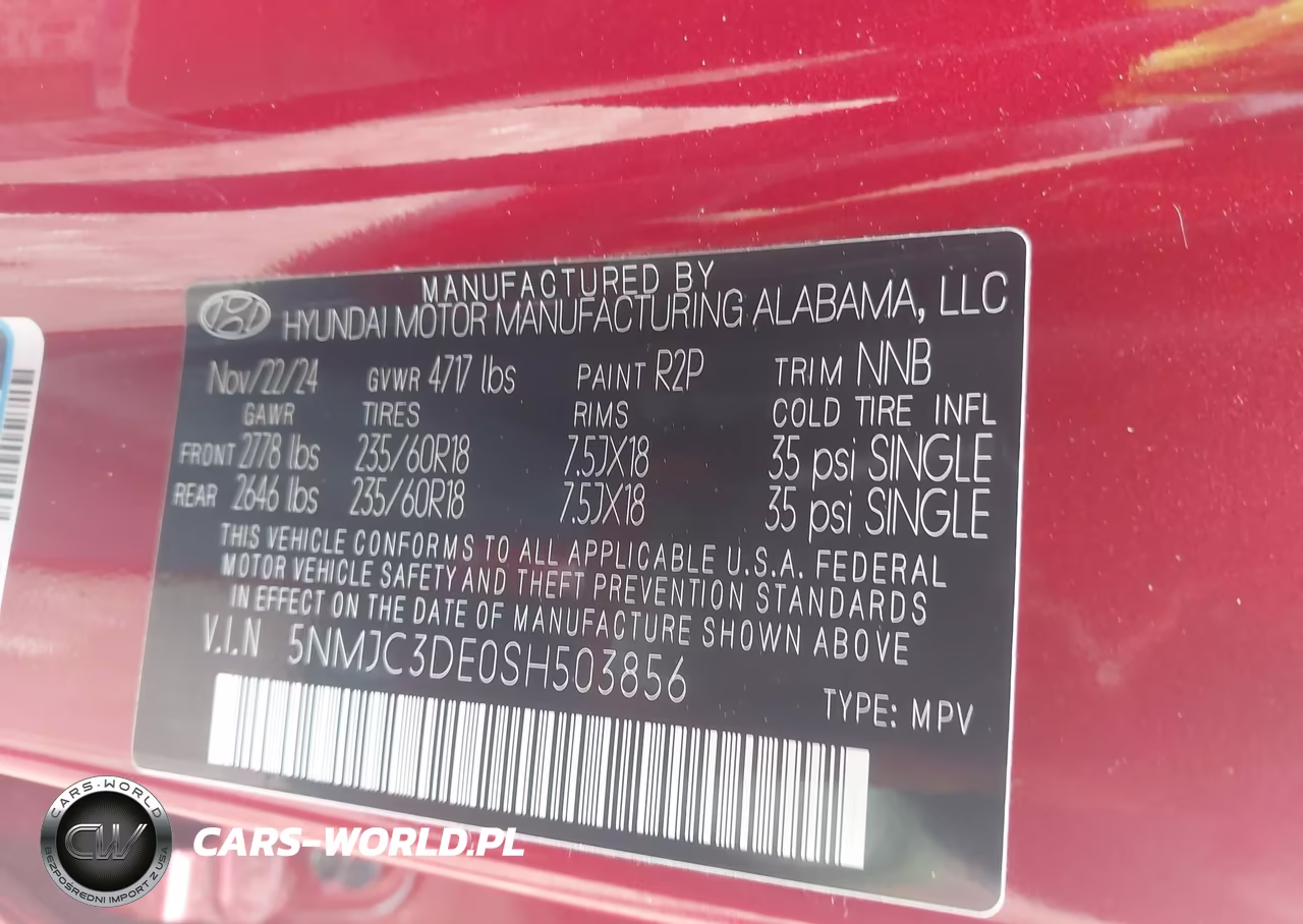 2025 Hyundai Tucson Sel Convenience VIN:5NMJC3DE0SH503856 - 9