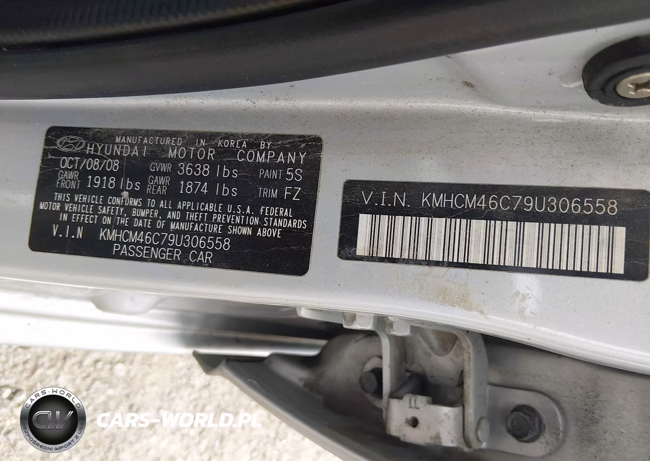 2009 Hyundai Accent Gls VIN:KMHCM46C79U306558 - 9