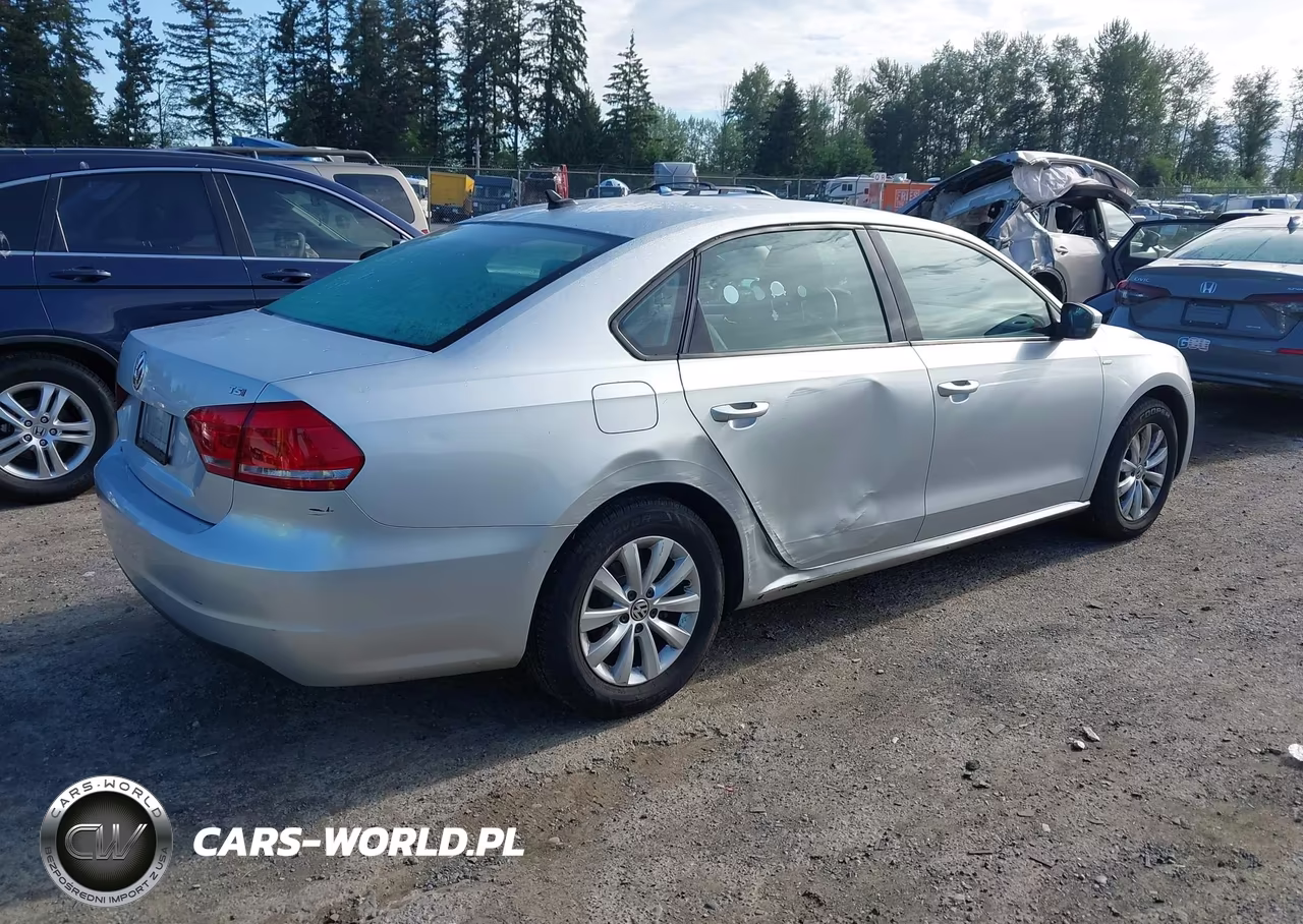 2014 Volkswagen Passat 1.8T Wolfsburg Edition VIN:1VWAT7A36EC071946 - 4