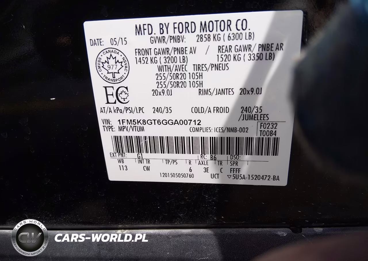 2016 Ford Explorer Sport VIN:1FM5K8GT6GGA00712 - 9