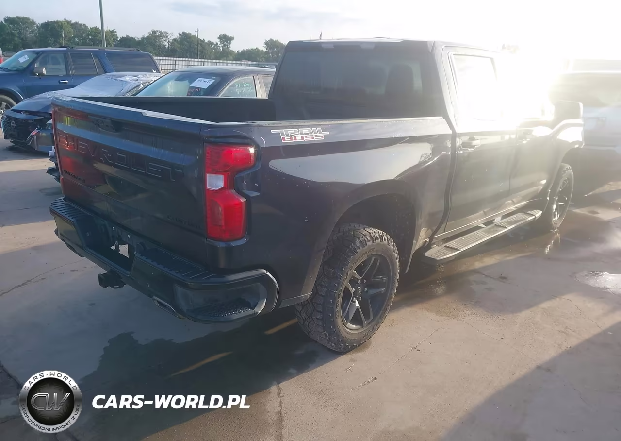 2022 Chevrolet Silverado 1500 4Wd Short Bed Custom Trail Boss VIN:3GCPDCED3NG585272 - 4