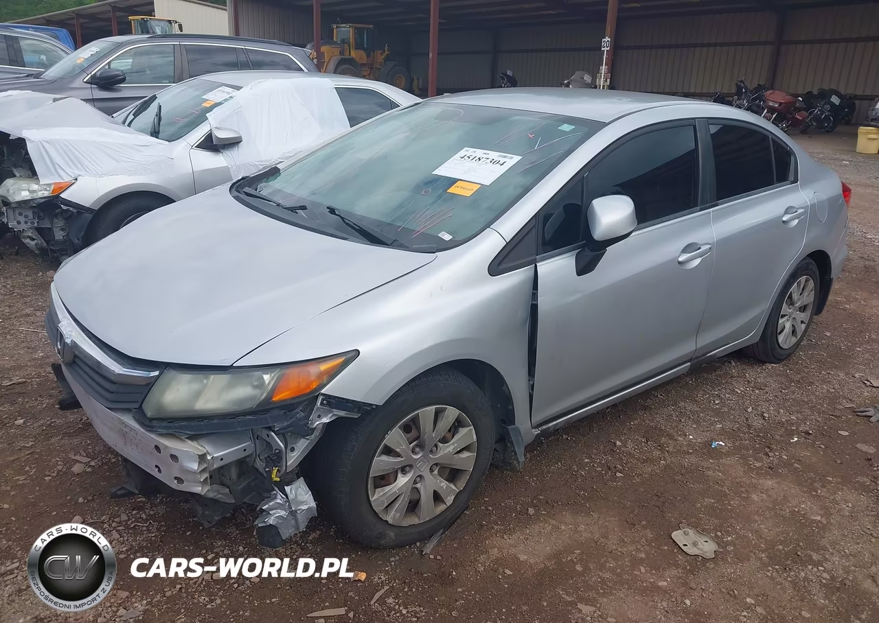 2012 Honda Civic Lx VIN:19XFB2F58CE059490 - 2