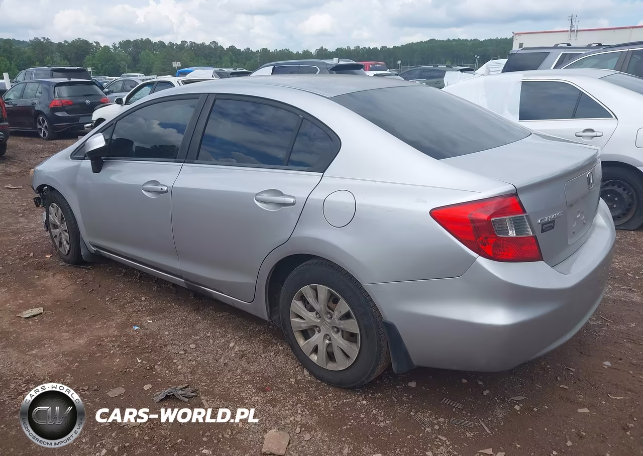 2012 Honda Civic Lx VIN:19XFB2F58CE059490 - 3