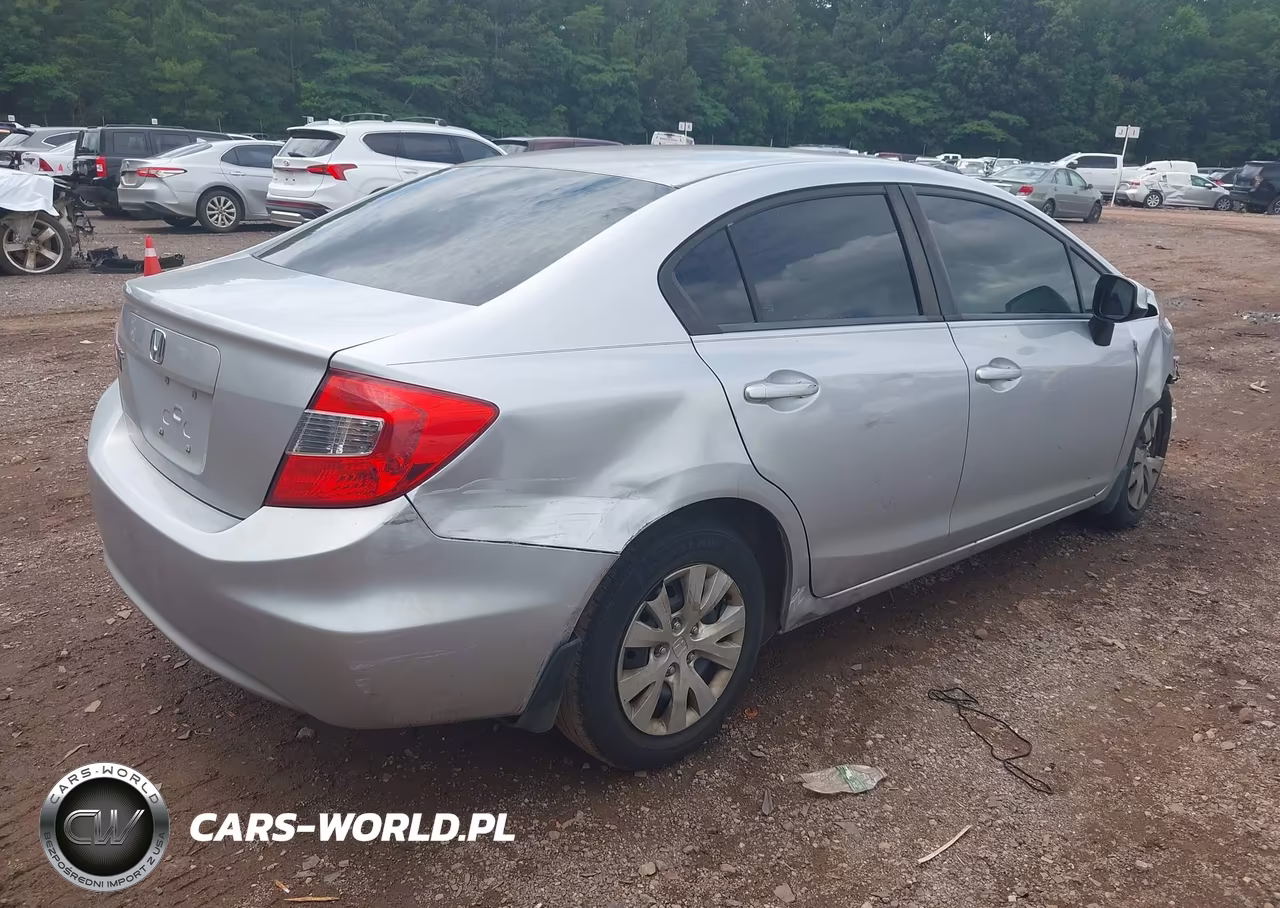 2012 Honda Civic Lx VIN:19XFB2F58CE059490 - 4