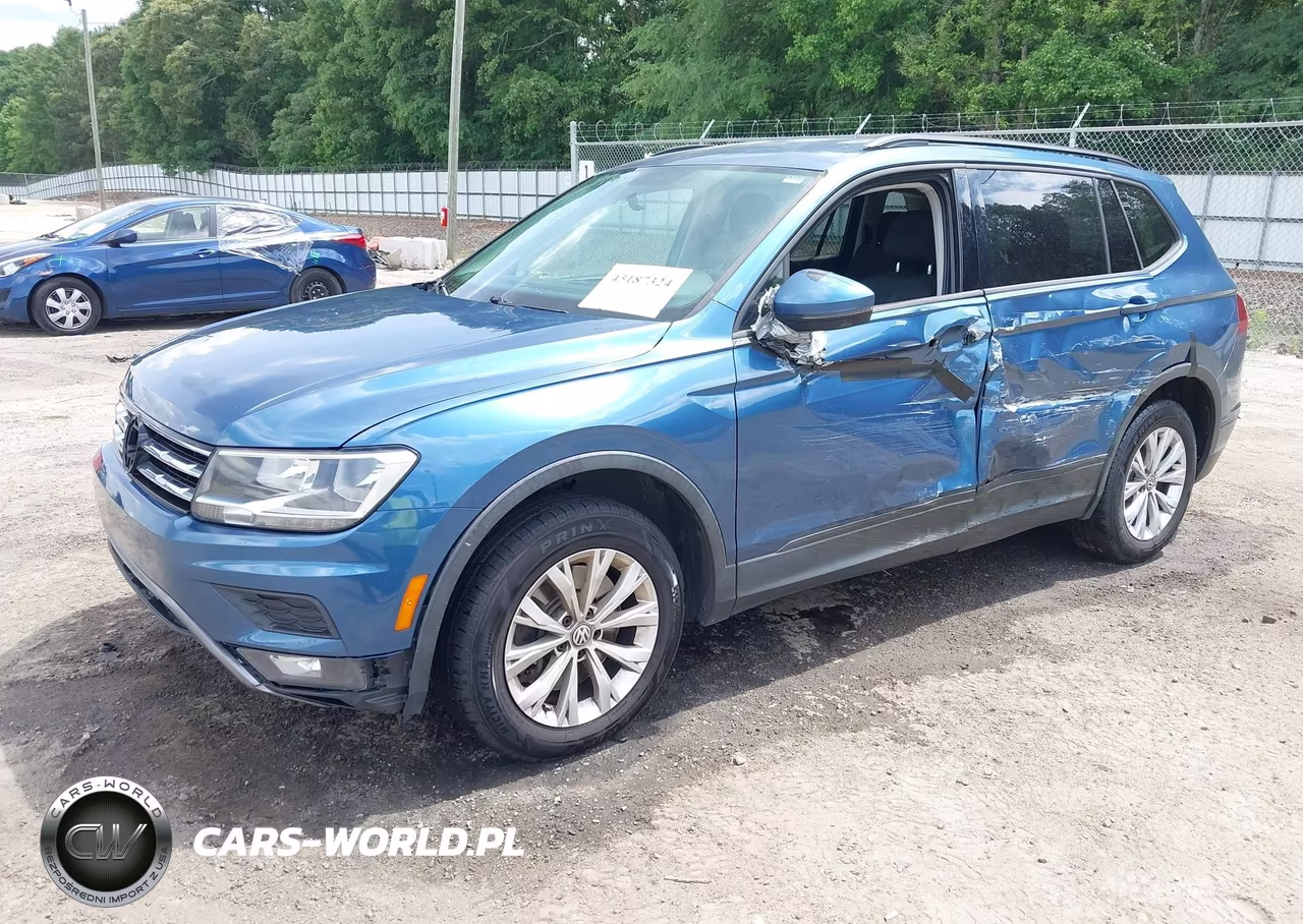 2018 Volkswagen Tiguan 2.0T S VIN:3VV1B7AX6JM028954 - 2