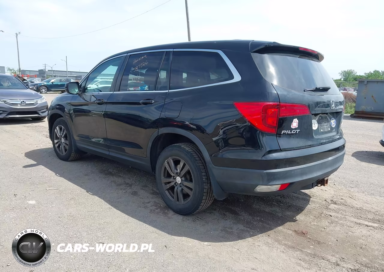 2016 Honda Pilot Ex-L VIN:5FNYF6H55GB086633 - 3
