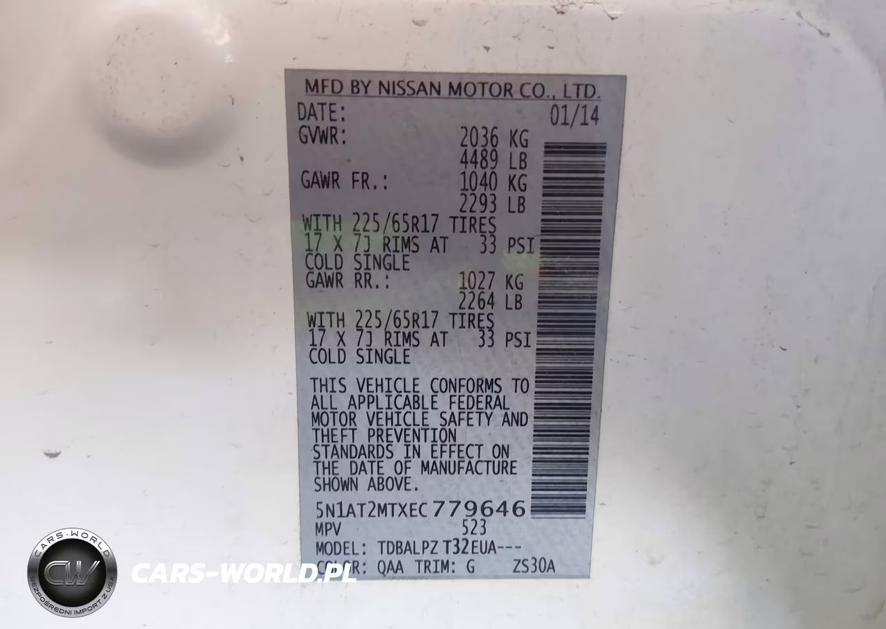 2014 Nissan Rogue S VIN:5N1AT2MTXEC779646 - 9