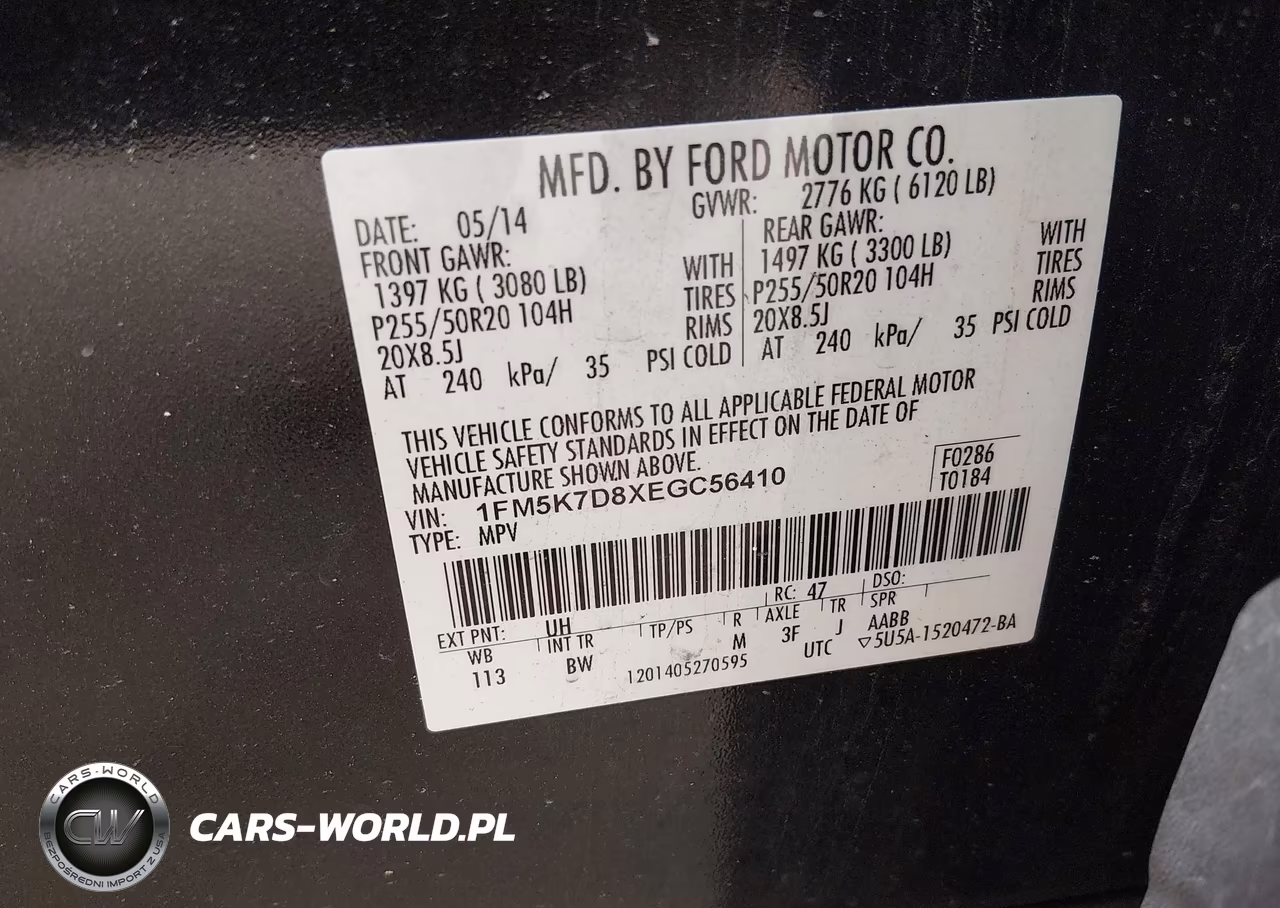 2014 Ford Explorer Xlt VIN:1FM5K7D8XEGC56410 - 9